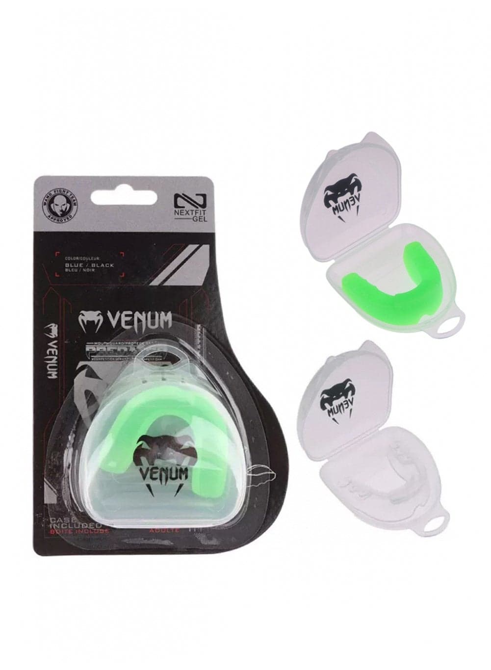 Green Ultra-Thin Boxing Mouthguard | Moldable EVA Dental Guard | Antibiotic Storage Case | Suitable for Basketball/Football/MMA