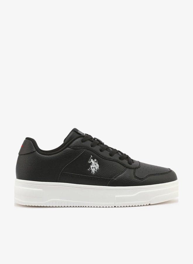 Men's Black Low-Top Sneakers - Stylish Casual Shoes with Grey and Tan Accents, Durable and Stylish Casual Footwear