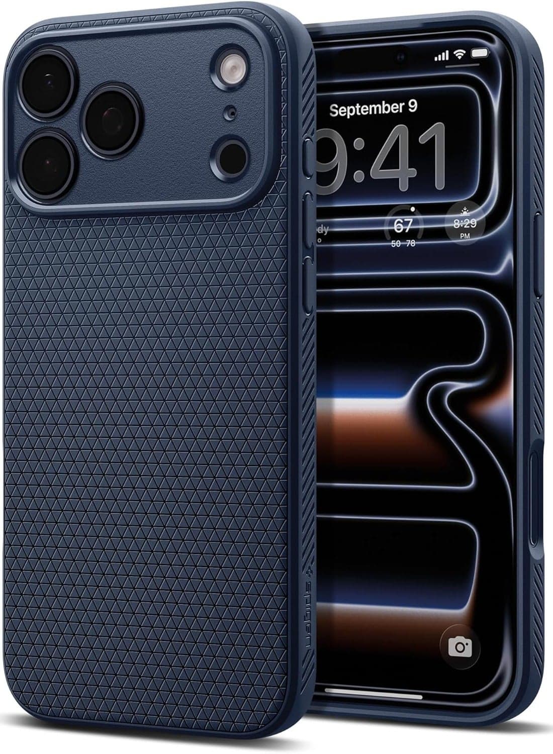 Liquid Air iPhone 17 Pro Max Case Cover (2025) - Navy Blue