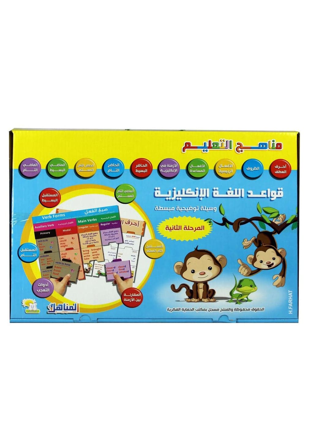 English grammar second stage / educational puzzle
