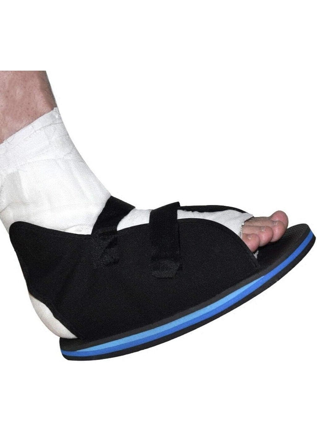 Cast Shoe Foot Fracture Support Open Toe Plaster Cast Boot Post Op Shoe Toe Valgus Surgical Fixed Gypsum Shoe Walking Boot for Foot Injuries Stable Ankle Joints Postoperative Recovery Pain Relief