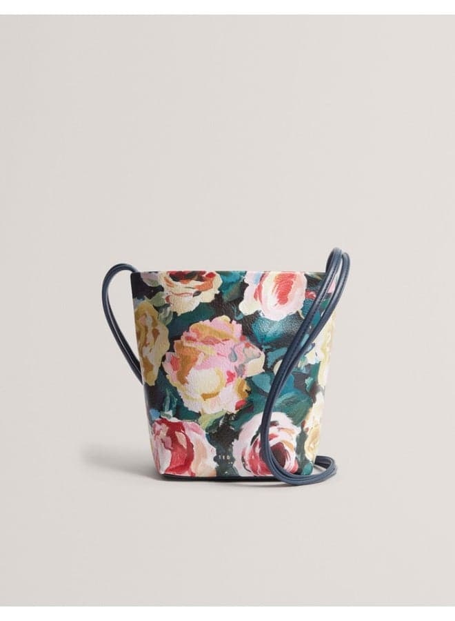 Thin Strap Mini Printed Floral Bag