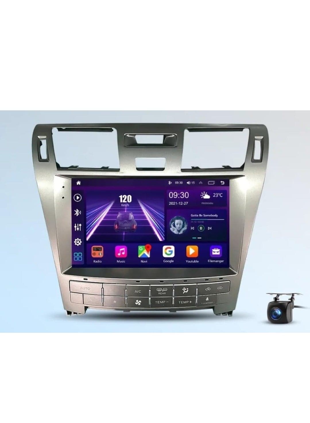 Car Stereo For Lexus LS460 2006-2009 Support Apple Carplay Android Auto Wireless QLED 4GB RAM Fast Interface Quick Boot AHD Camera Included SIM Card Bluetooth USB Video multimedia