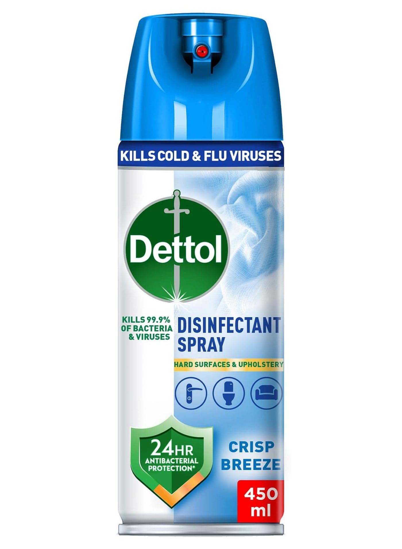Antibacterial All In One Disinfectant Spray Crisp Breeze 450ml