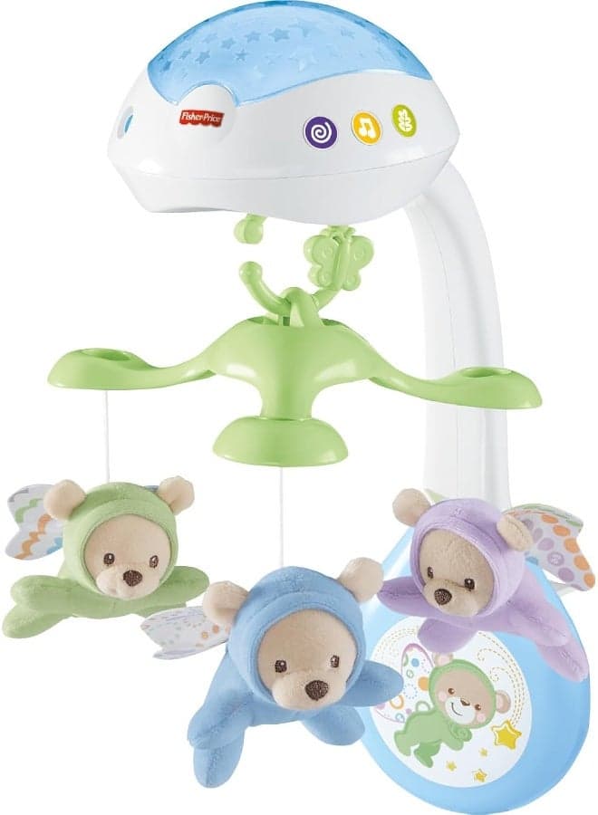Butterfly Dreams 3-in-1 Projection Mobile Crib Toy – Musical & Visual Stimulating Toy for Babies