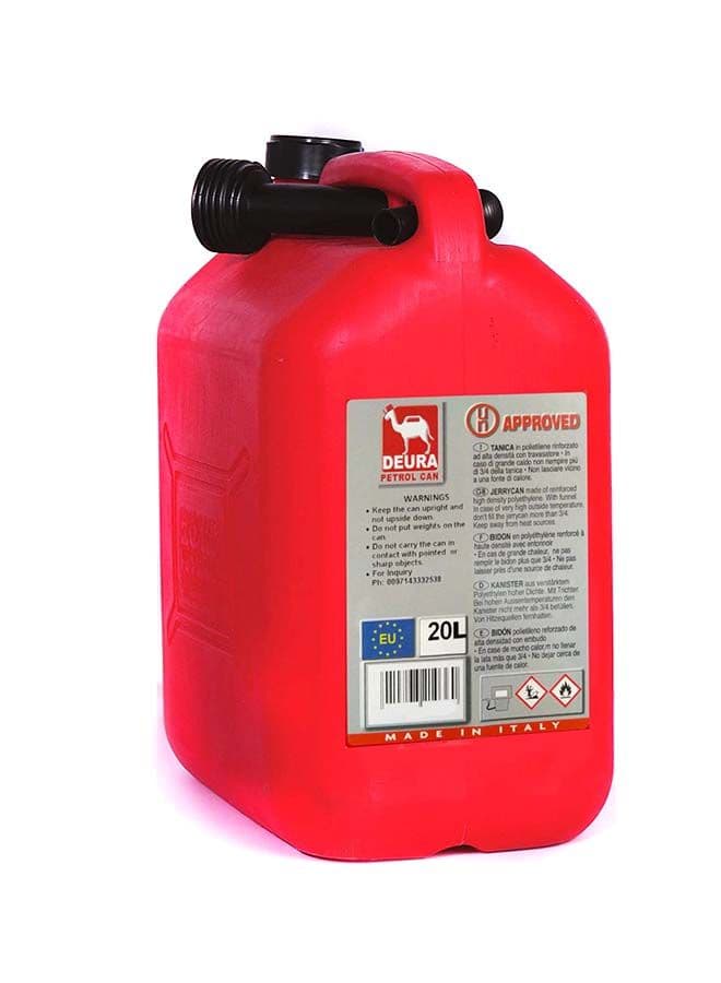 Deura Plastic Petrol Can 20L