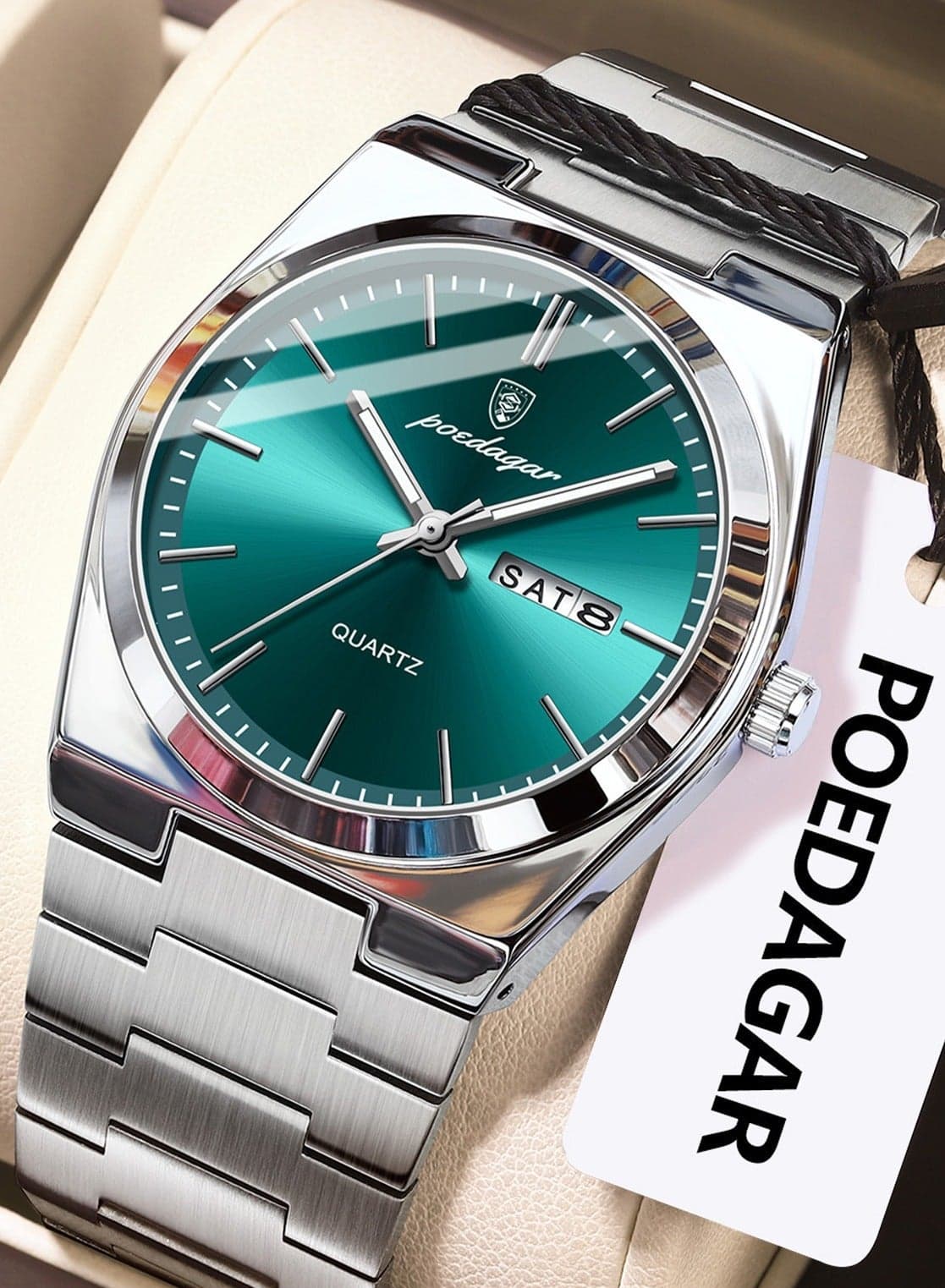 Watches for Men ,Waterproof Luminous Men's Watch Quartz-40.5mm