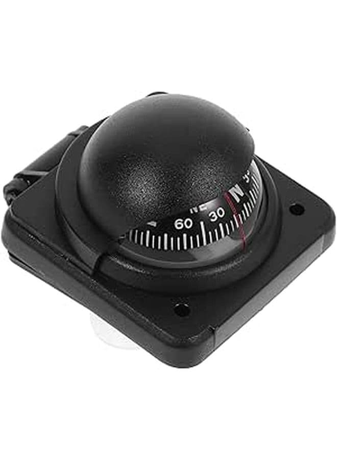 ABS Car Compass Easy Install Marine Navigator Dashboard Boat