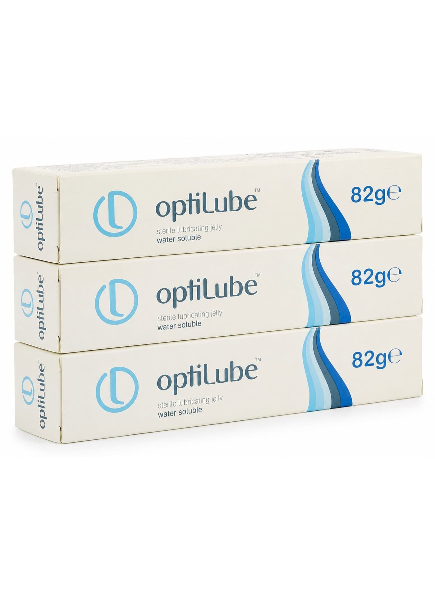 OPTILUBE Sterile Lubricant Jelly 82G 3PCS Water Soluble Medical Lubricating Gel