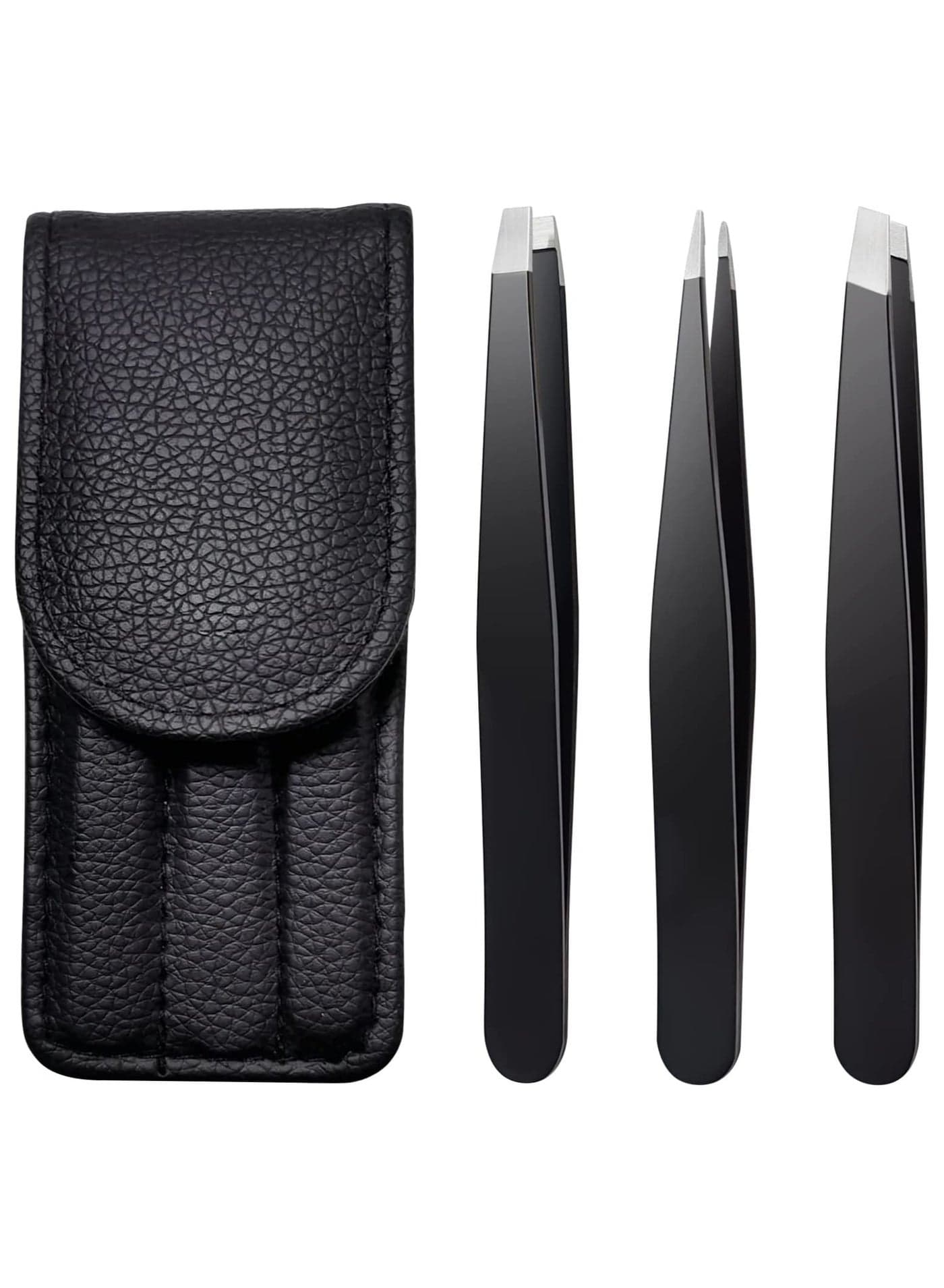 Eyebrows Tweezers Set,Stainless Steel Precision Remover Kit for Facial Hair, Inward Growing Hair and Splinter