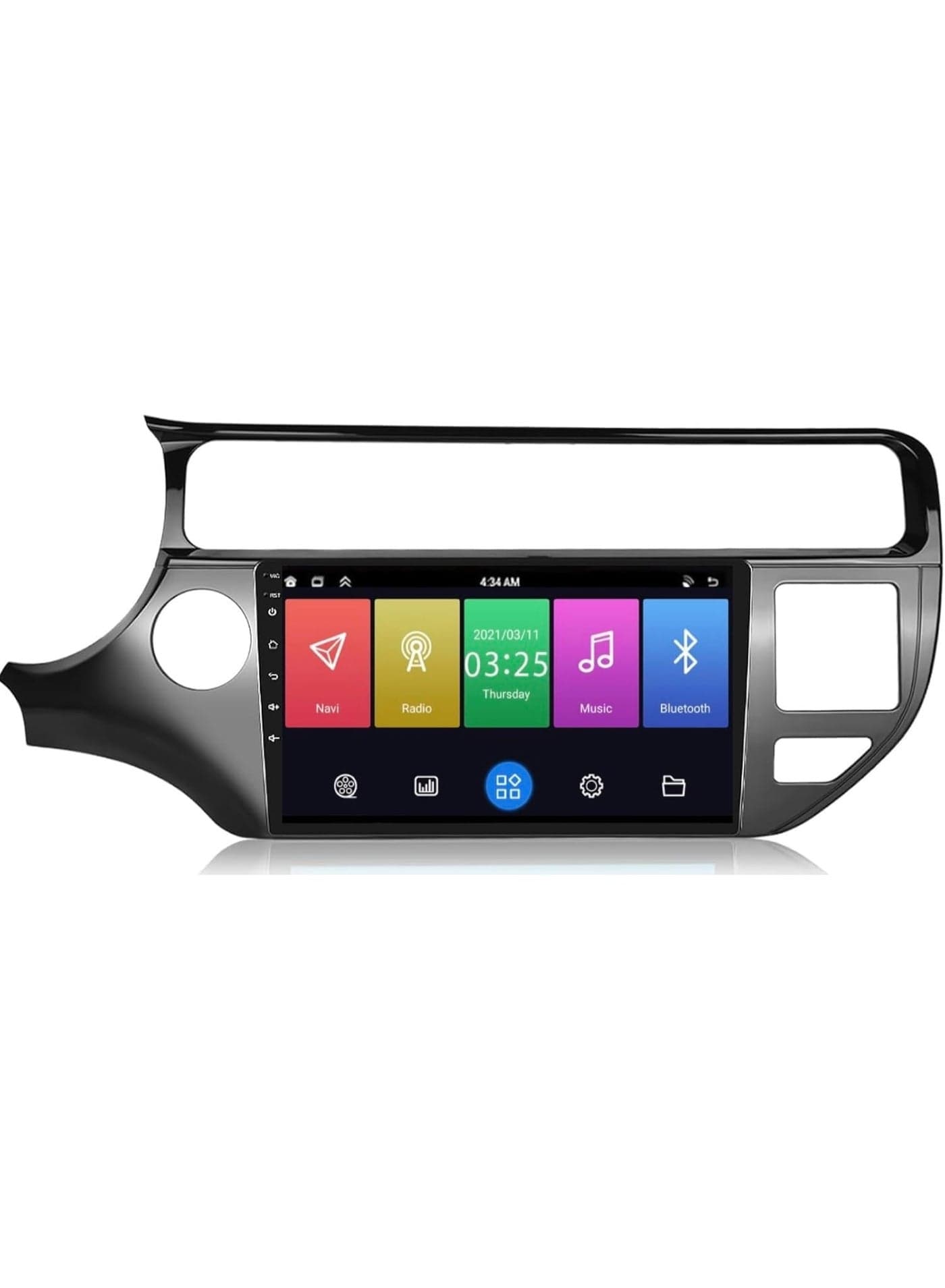 Android Car Stereo for Kia Rio K3 2015-2018 1GB RAM 32GB ROM M-Link Wi-Fi BT, Radio GPS, 9 Inch IPS Touch Screen with AHD Camera Included