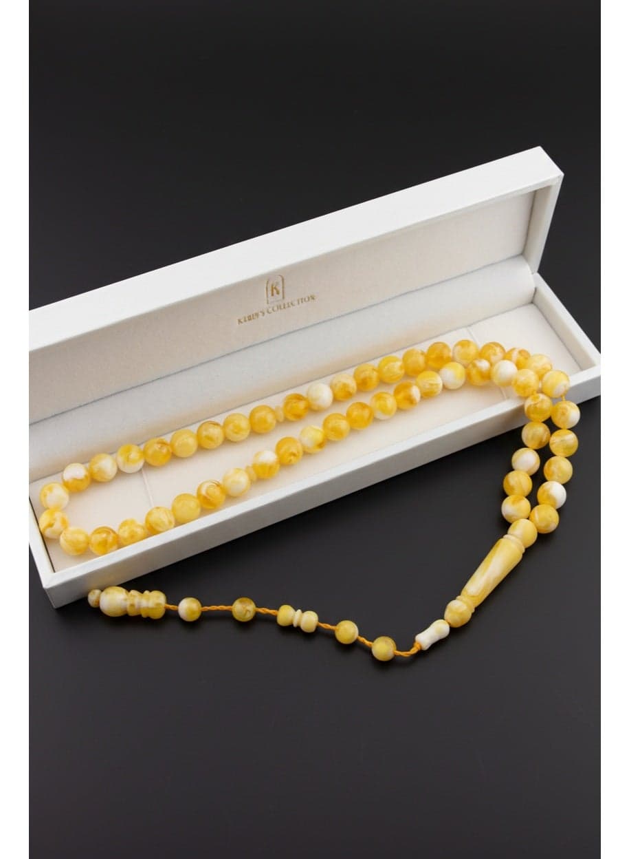 Amber Resin Prayer Beads / Tasbih / Turkish Style Tassel