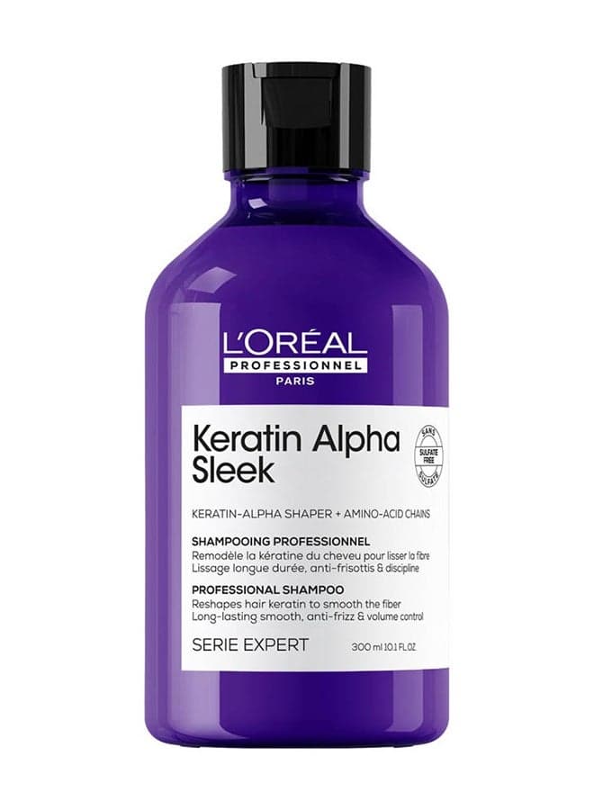 L'Oréal Professionnel Keratin Alpha Sleek Sulfate Free shampoo 300ml 300ml