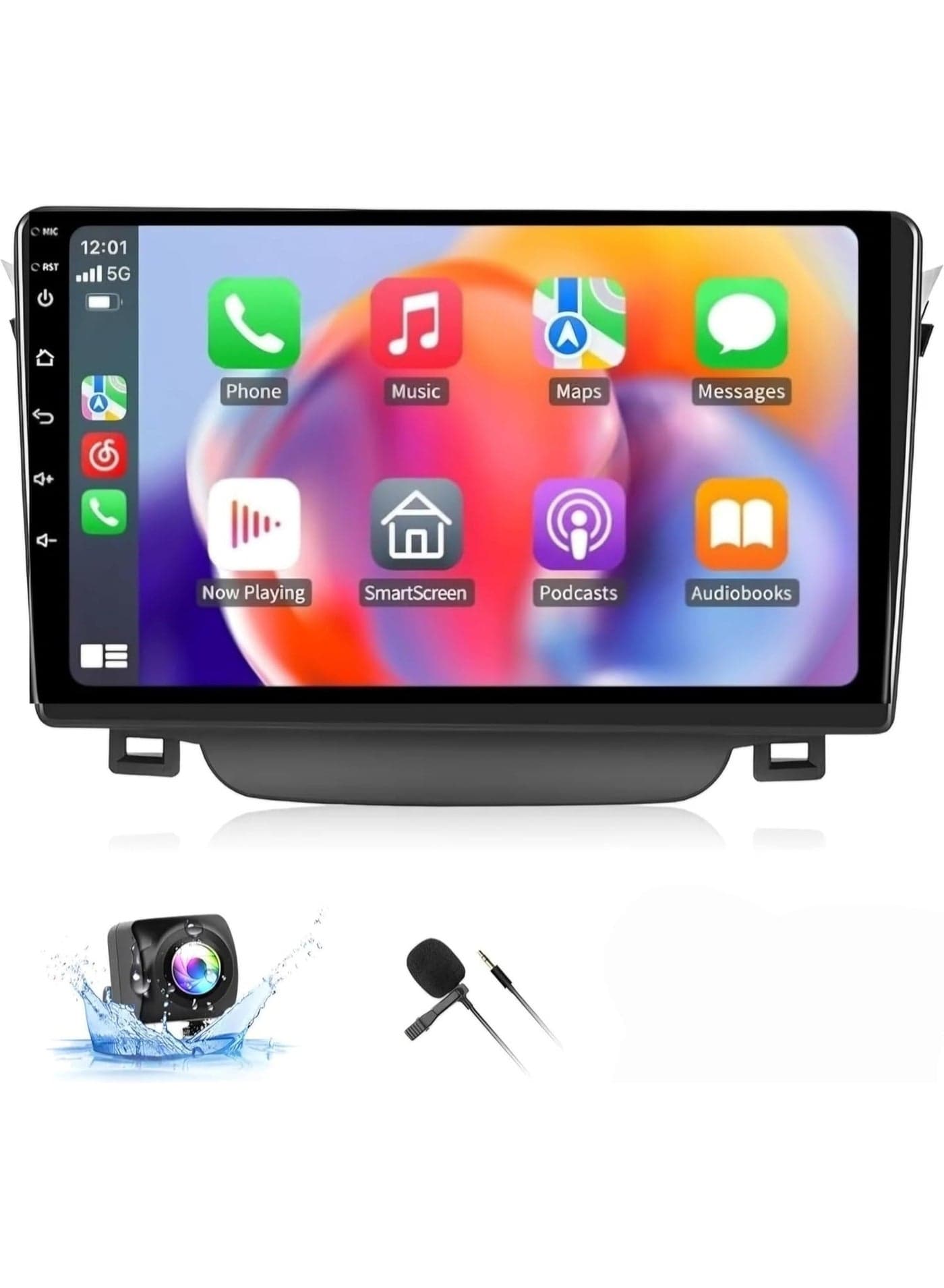 Android Car Stereo Screen For Hyundai I30 Elantra GT 2011-2017 With Carplay Android Auto Wireless 2GB RAM 32GB ROM HD Camera Included Quick Boot WiFi USB Bluetooth 4G Touch Screen