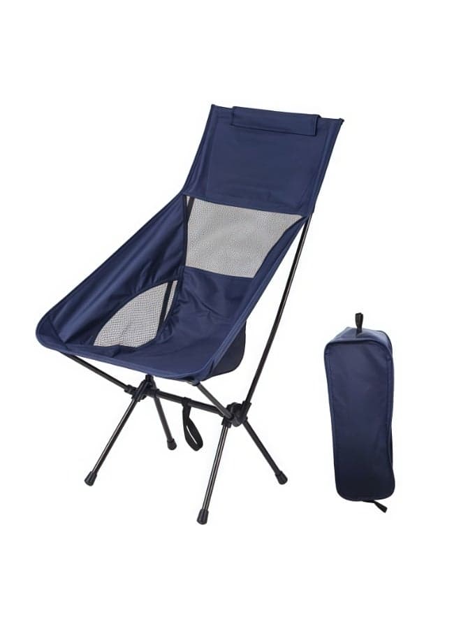 Lightweight High Back Folding Camping Chair with Carry Bag:Portable Outdoor Chair for Camping,Beach,Picnic & Garden