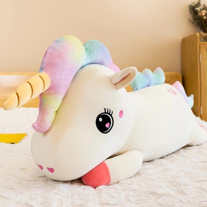 Plush Unicorn Toys for Girls - Cute Baby Soft Stuffed Animal Toy, Huggable Sleeping Pillow Doll for Kids, Toddlers & Babies