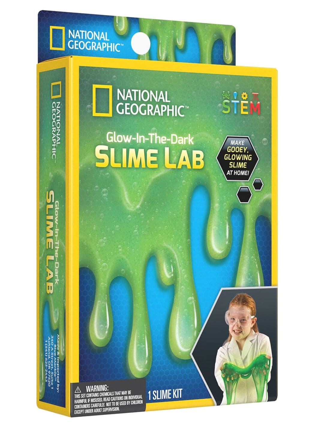 Carded Glow-In-The-Dark Slime Lab