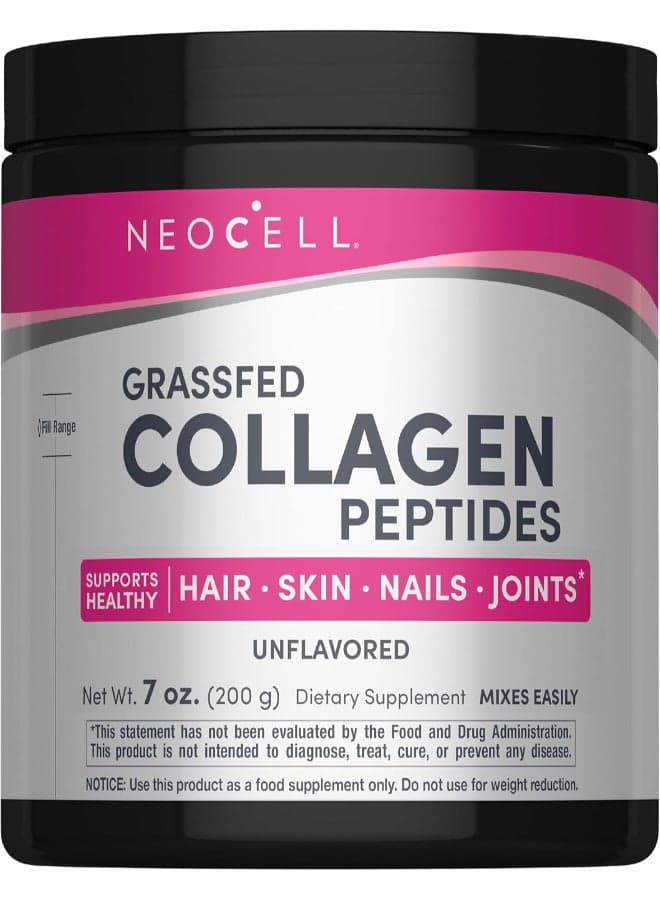 Grassfed Collagen Peptides, Unflavored 7 oz