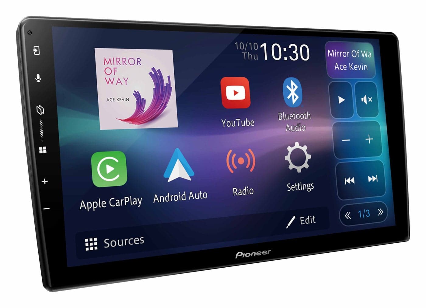 Pioneer DMH-AP6650BT 9" Car AV Multimedia Receiver – Wireless Apple CarPlay & Android Auto