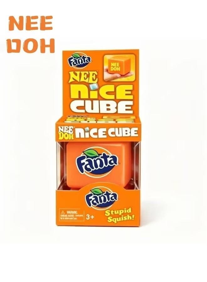 NeeDoh Nice Cube -Sensory Squeeze Toy with Super Solid Squish - 2.25" Cube