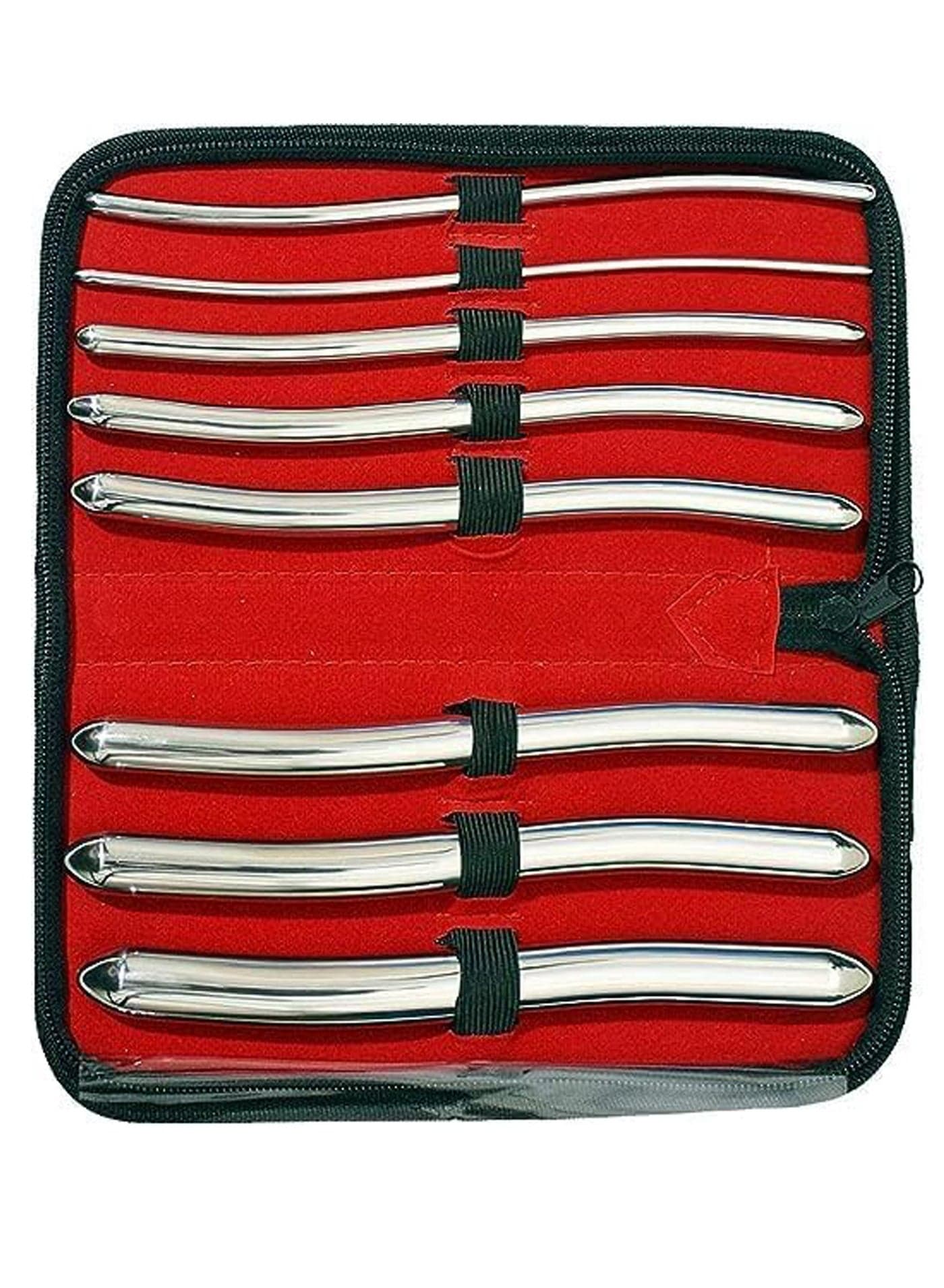 8 Pieces Stainless Steel Medical Dilator Sounds Set Sounding Rod