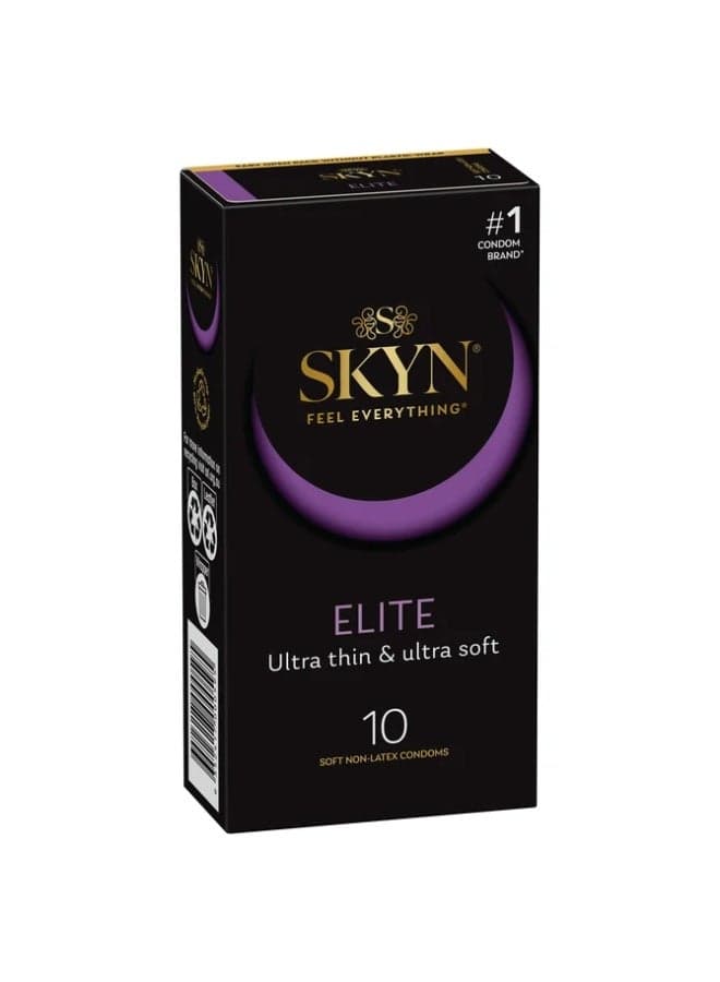 SKYN Elite Feel Everything Non-Latex Superior Sensitivity Comfort Wear - 10 Pieces