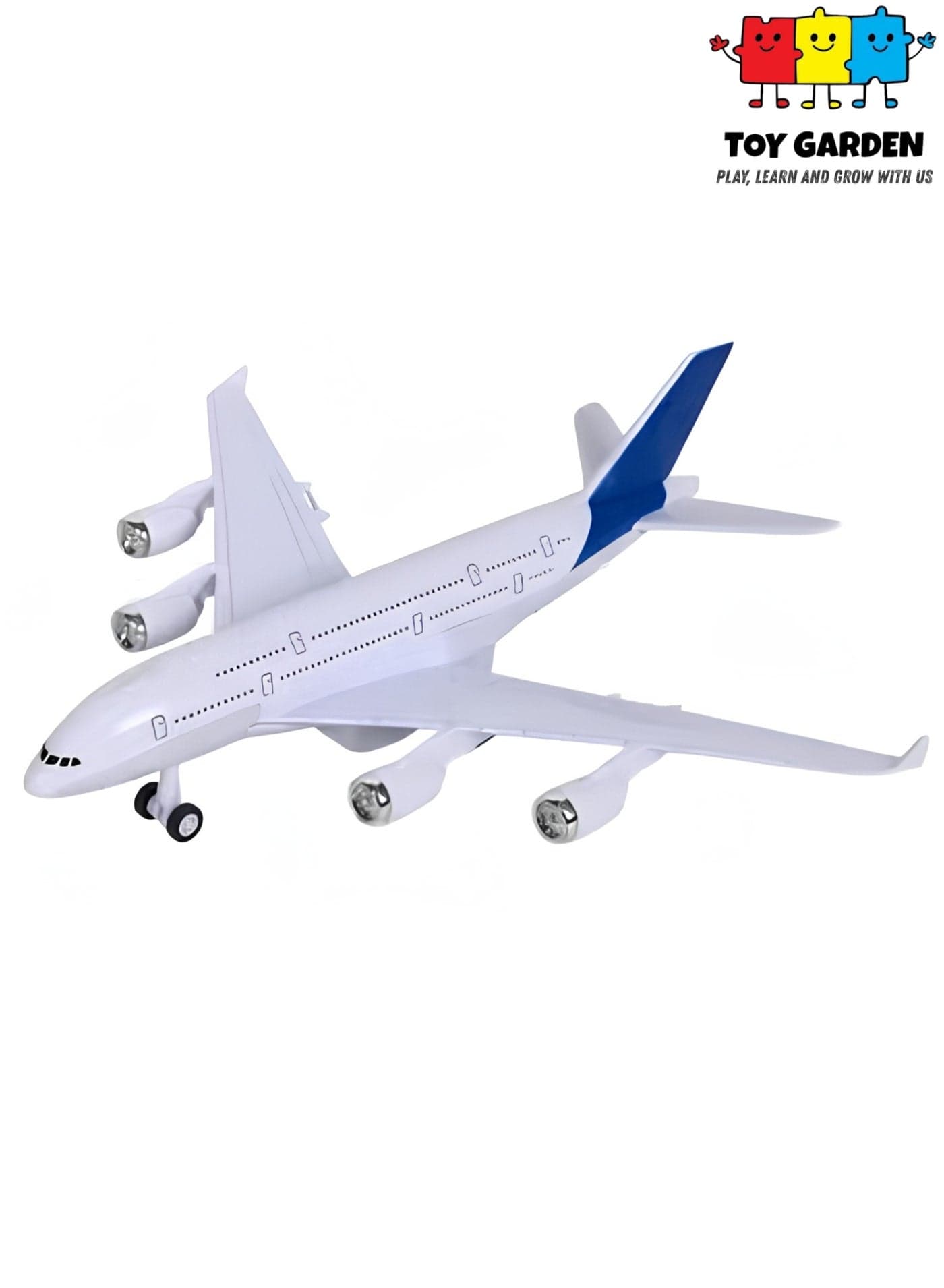 Diecast Metal Airplane Model Toy for Kids, Pull-Back Aircraft Model Plane with Light Effect, Realistic Airplane Model for Boys and Girls, Durable Metal Body Mini Plane Toy Gift for Children, Educational Collectible Plane Toy