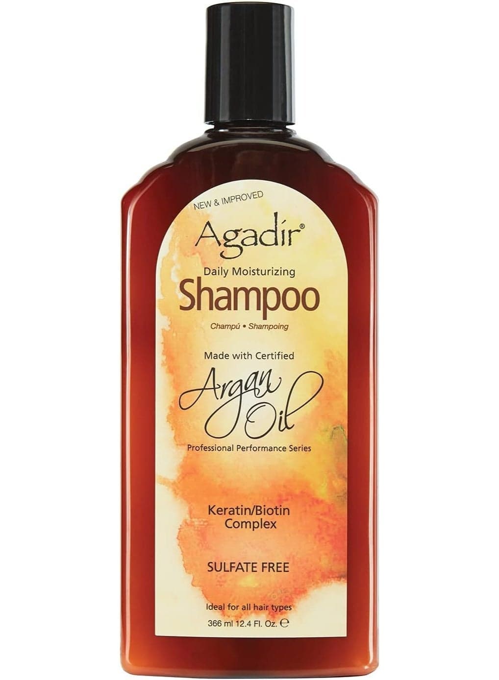 Agadir Argan Oil Shampoo Daily Moisturizing And Shine Boost For Dry Damaged Hair Sulfate And Paraben Free Moisturizing 366 ML