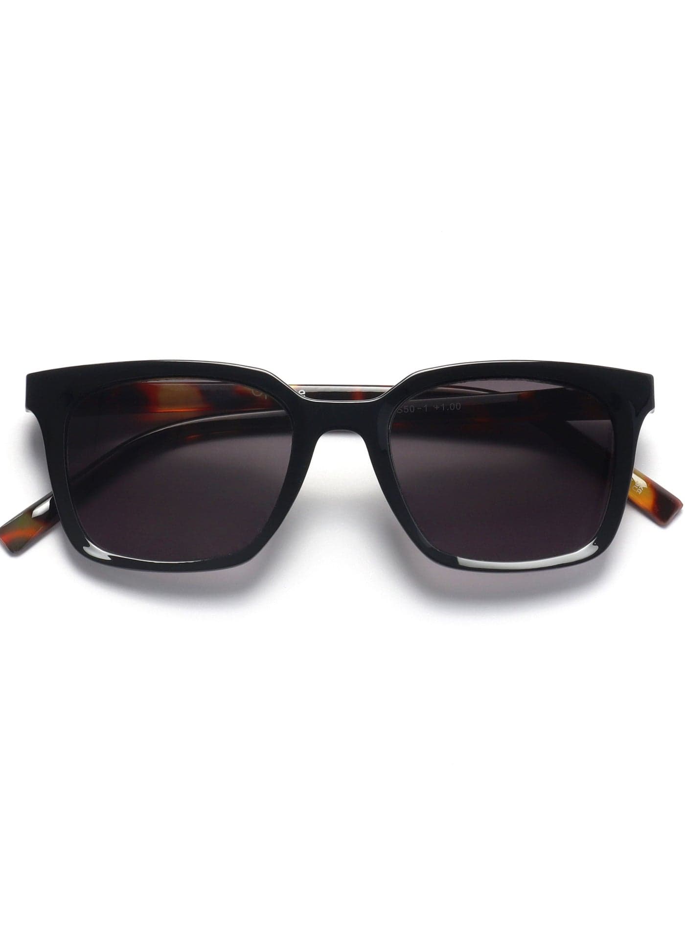 KOI Sunglasses for Women Men,Scratch Resistant Large Rectangular frame with Spring Hinges Tinted lens UV400, Black (Pack of 1)