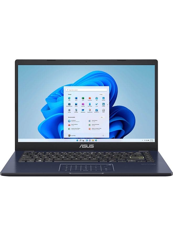E410KA-TB.CL4128BK Laptop With 14-Inch Display, Intel Celeron N4500 Processor/4GB RAM/128GB eMMC/Intel UHD Graphics/Windows 11 Home English Star Black
