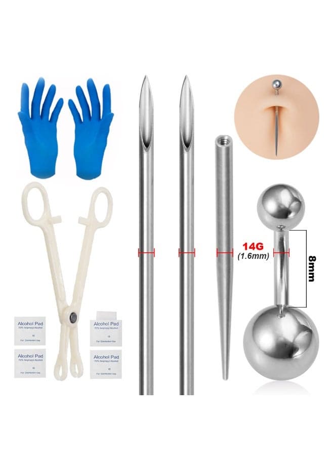 Piercing Guide Rod Set - Ideal Choice for Beginners and Professional Piercers