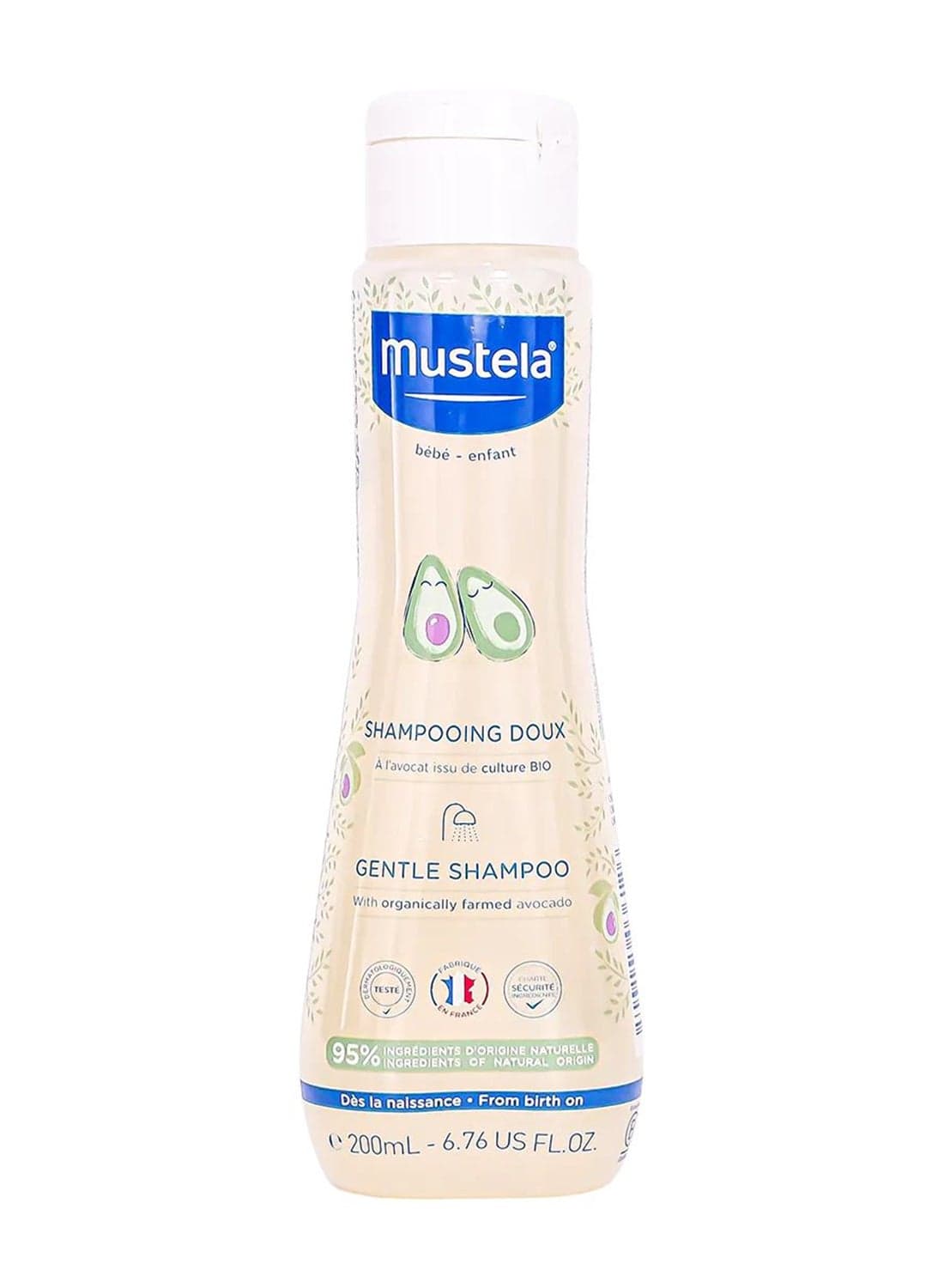 Gentle Baby Shampoo With Organically Farmed Avocado, 200ml