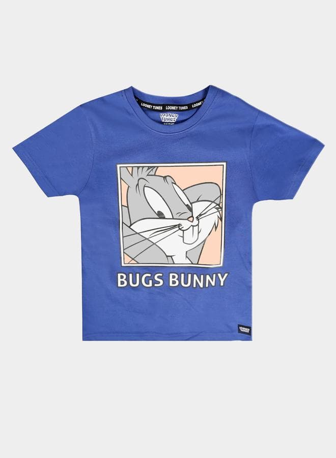Graphic Print Round Neck Fashion T-shirt
