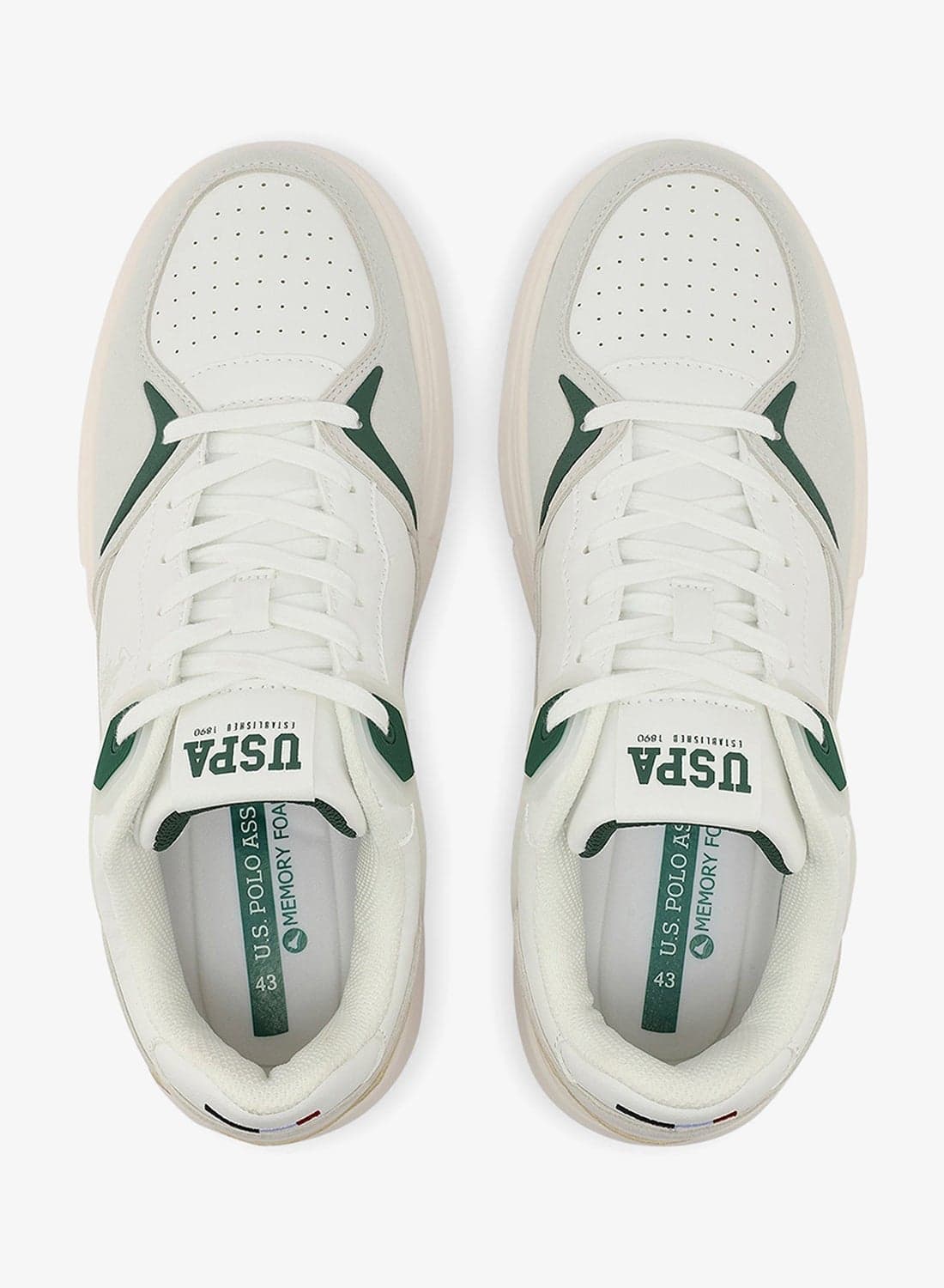 Men's White Low-Top Canvas Sneakers - Iconic Branding for a Clean Look