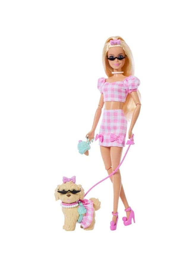 Barbie Twinning Looks Blonde Doll with Puppy and Accessories