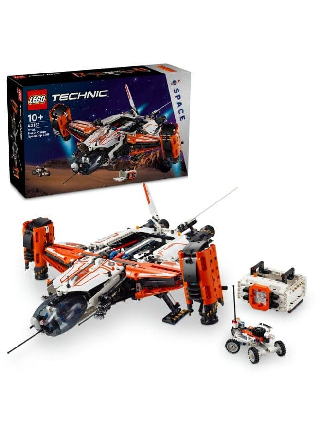 Technic VTOL Heavy Cargo Spaceship LT81 Space Toy 42181 (Age 10+, 1365 Pieces)