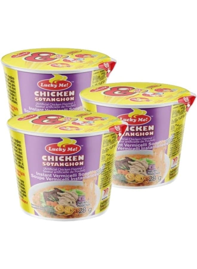 Me Mini Chicken Sotanghon Cup 28g Pack of 3