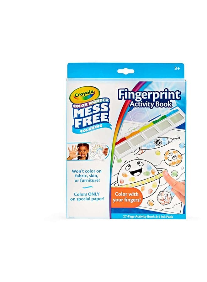 Color Wonder Fingerprint Activity Book