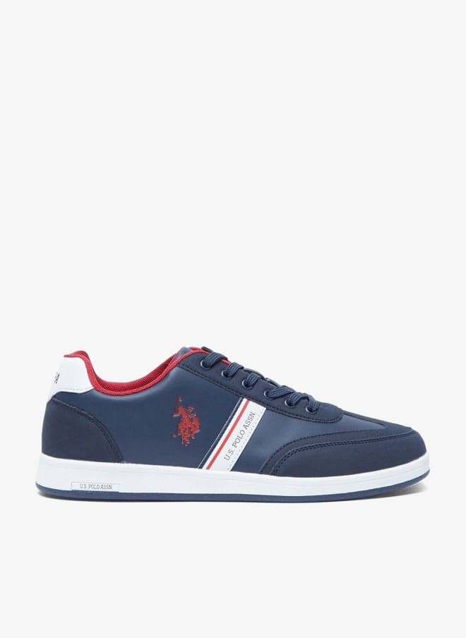 Men's Navy Low-Top Sneakers,Lightweight Shoes Casual for Classic Look