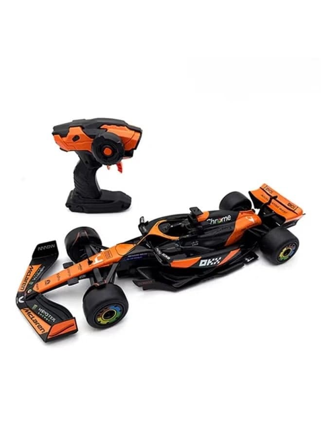 RW McLaren MCL38 Formula 1 Remote Control Car 1:14 Scale 2.4GHz RC Racing Car with Lights, Rechargeable Battery, High-Speed Performance, Official F1 Style Design for Kids 6+