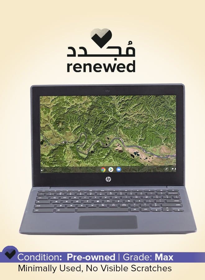 Renewed - Chromebook 11 G8 Laptop With 11.6-Inch HD Display,Celeron N4020/4th Gen/4GB RAM/32GB SSD/Chrome OS English Black