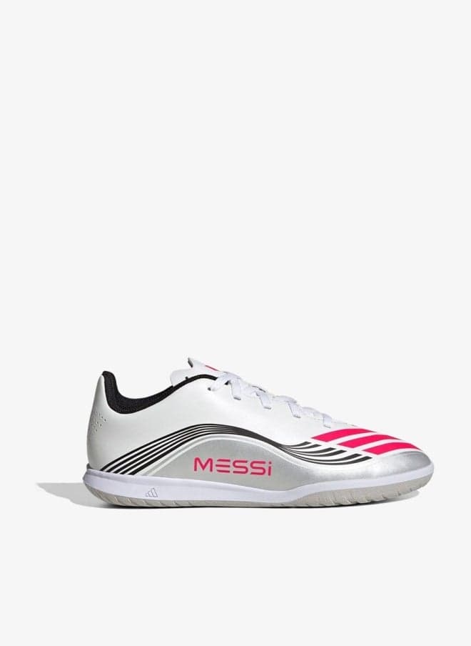 Adidas F50 Messi Club In J Ftwwht/lucred/silvmt Kids' Grey Training Shoes