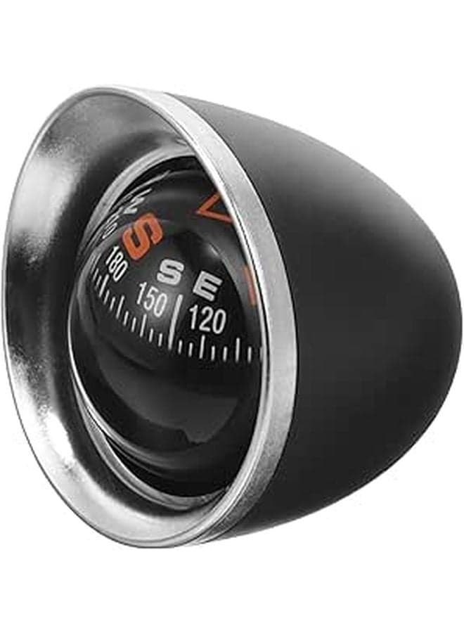 Vehicle Dashboard Compass Ball for Cars Trucks Boats Off Road Navigation Black