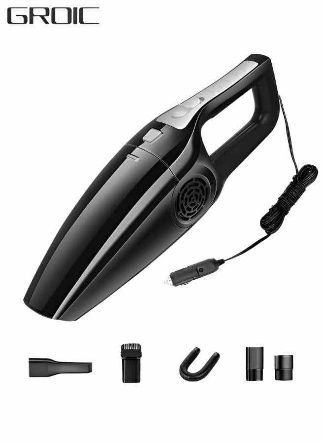 Portable Car Vacuum Cleaner,120W 4500pa High Power Wired Car Vacuum Cleaner,Auto Accessories Cleaning Tool Kit,Car Interior Detailing