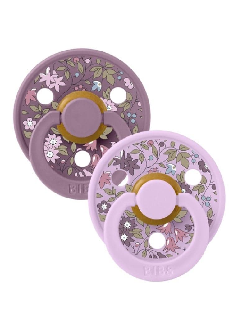BIBS Pacifier DeLux (Latex) Baby 2-piece - Camomile