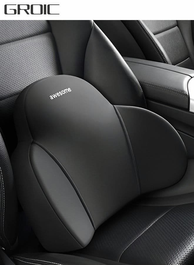 Lumbar Support Pillow for Car,Car Back Support,Memory Foam Low Back Cushion for Back Pain Relief,Automotive Interior