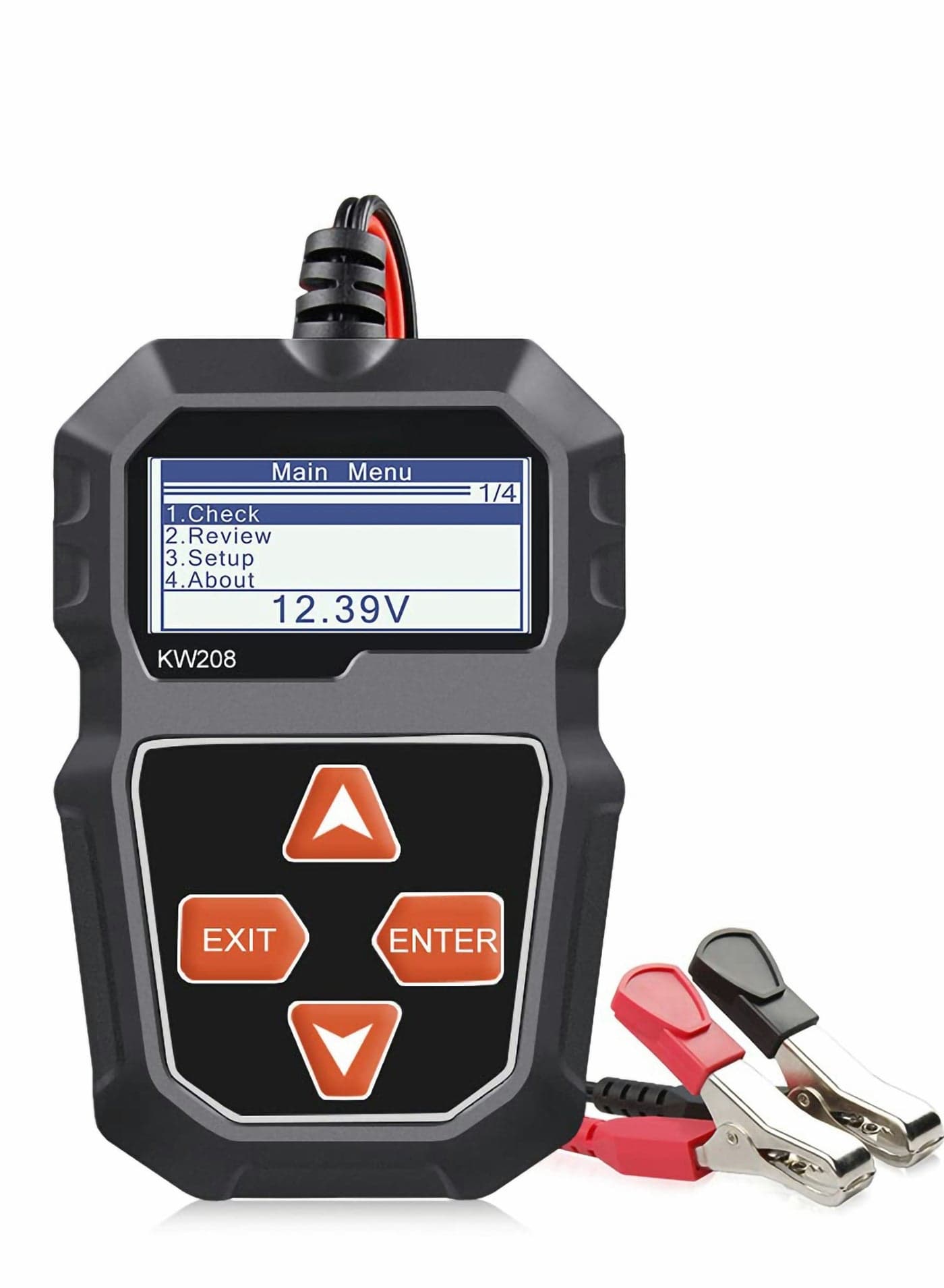 12V Car Battery Tester, 100-2000 CCA Load Tester Automotive Alternator Digital Auto Analyzer Charging Cranking System for Truck Marine Motorcycle SUV Boat