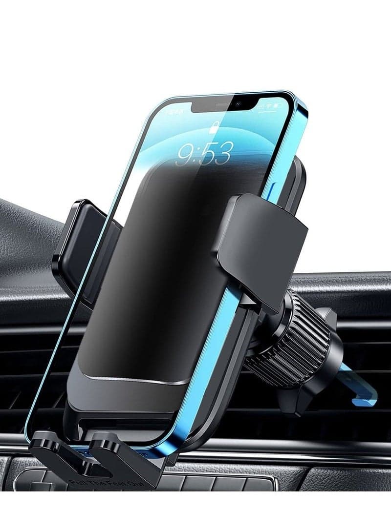 Car Vent Phone Mount for Car,Grade Hook Clip,Phone Stand for Car ,Air Vent Clip Cell Phone Holder for Smartphone, iPhone, Automobile Cradles Universal,Black
