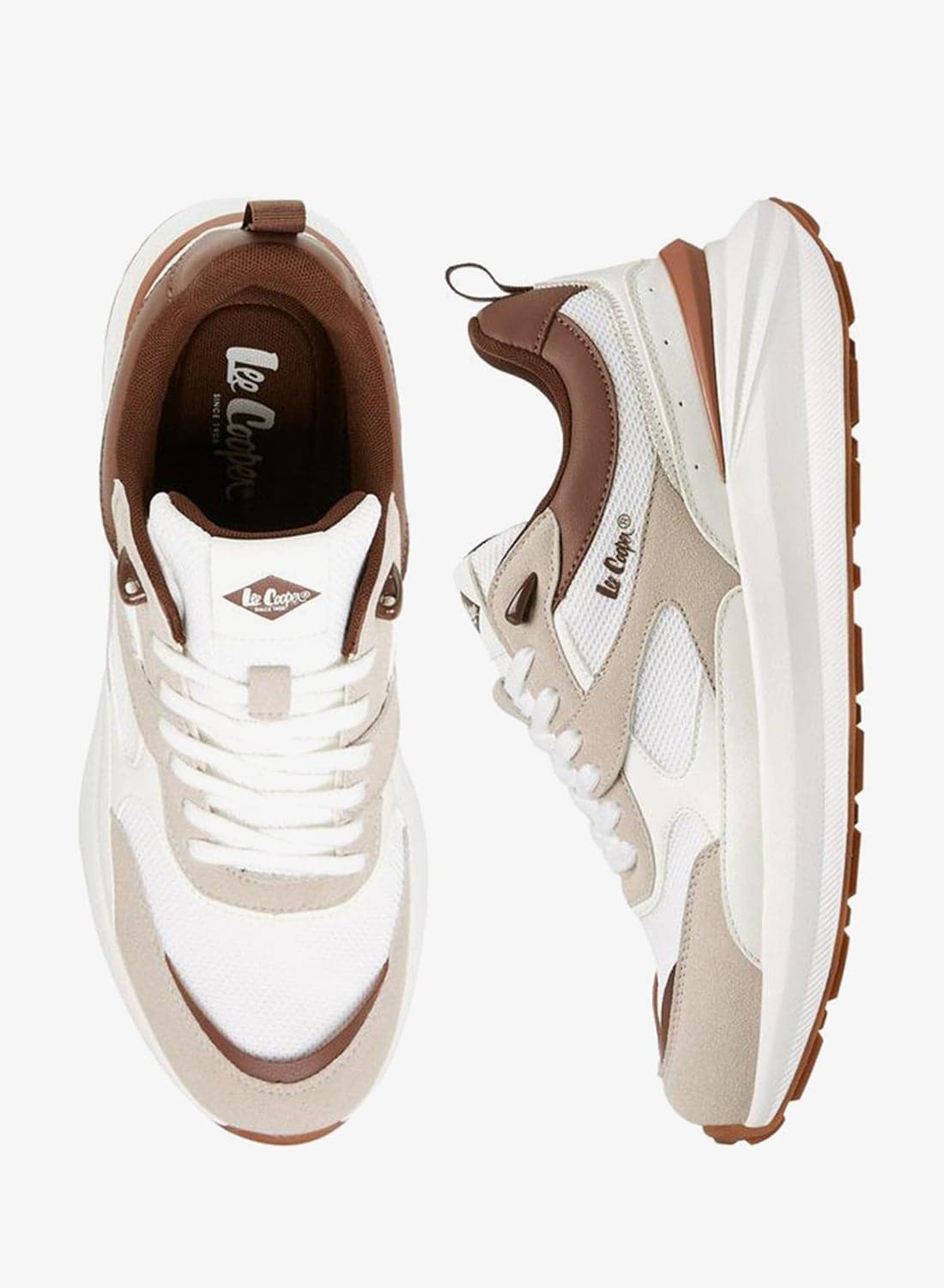 Men's Colourblock Lace-Up Sneakers
