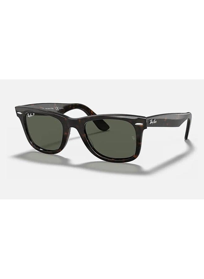 Unisex Classic Wayfarer Sunglasses - Lens Size : 52 mm
